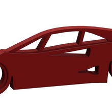 Ferrari Schlüssel Ring Gadget Autos porte clef f40 Wagen Supersportwagen Hyperauto Jahrgang Notenschlüssel Prusa 3d print model - Mito3D