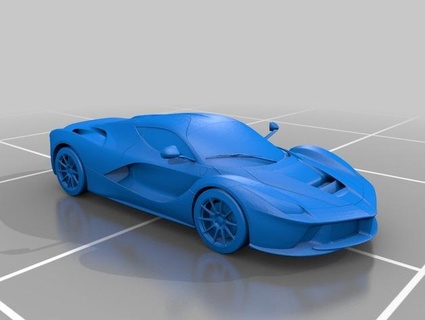 ferrari la cars tunning detail 3d print model - Mito3D