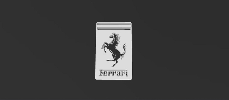 Ferrari logo logo voiture audi mercedes BMW Ferrari Porsche mustang 3d print model - Mito3D
