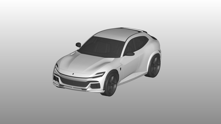 ferrari race jeu voiture auto véhicule transport rc ar vr prêt augmenté réalité virtuel car3d 3d print model - Mito3D