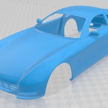 ferrari scaglietti imprimible cuerpo del coche juego ranura scalextric tamiya rc radio hobby de control shell miniz rastreador la deriva 1-10 1-14 1-18 1-24 1-32 3d print model - Mito3D