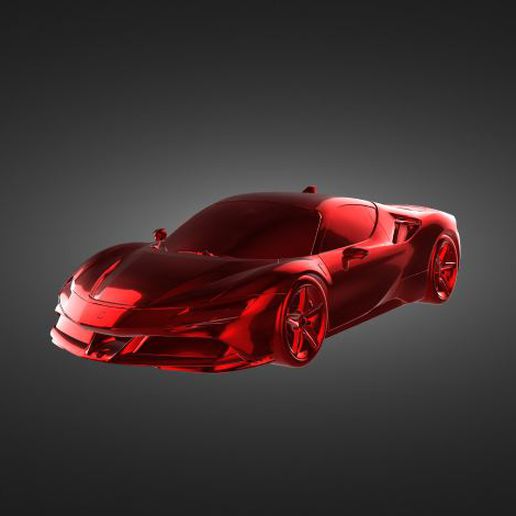 Ferrari sf90 3D print model - Mito3D