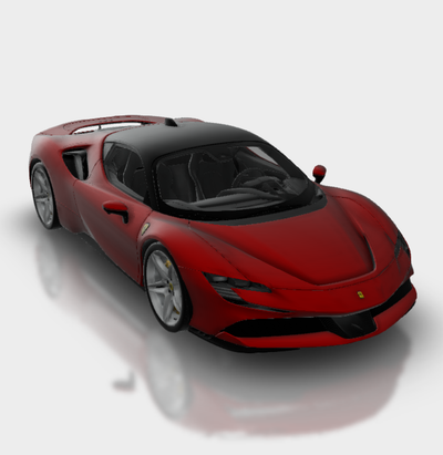 ferrari sf90 stradale 2023 ev otomobil araba araç ralli yarış spor dalları derbi süper gt 3d print model - Mito3D