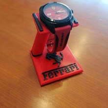 ferrari watch stand fashion accessories 3d print model - Mito3D