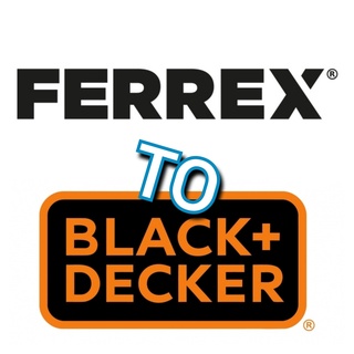 Ferrex aldi 20v batería negro decker máquina adaptador 3d print model - Mito3D