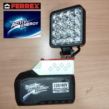 Ferrex Aldi Beamer Batterie Schutz Werkzeug aktiv Energie Arbeit Licht LED Lampe Taschenlampe Arbeitslampe 3d print model - Mito3D