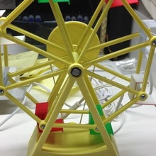 Riesenrad Spiel makerware pla Riemenscheibe replicator 2 sketchup Spielzeug 3d print model - Mito3D