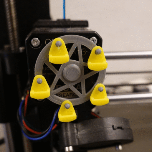 rueda de la fortuna extrusora indicador herramienta libre extruderindicator extruderspinner ferriswheel engranaje el prusa rotación rotationindicator spinner visualizador visualizer ferris 3D print model - Mito3D