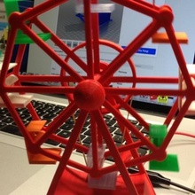 ferris wheel yet another game motorized toy 3d print model - Mito3D