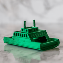 ferry various miniature model business transport car water ocean ship boat 3d print model - Mito3D