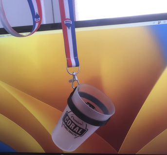 festival cup holder summer lanyards copo beer recycle travel 3d print model - Mito3D