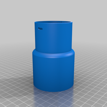 festool d36 225 pollice tubo flessibile collegamenti adattatore vac vuoto utensili 3d print model - Mito3D