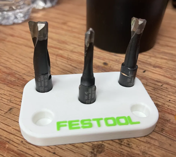 Festool df500 bitler Kulp destek bit Odun ağaç işleri domino dominolar 3d print model - Mito3D