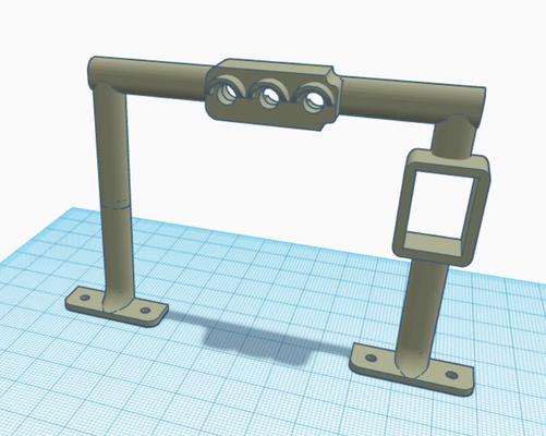 feux ruta + compteur feu voiture 3d print model - Mito3D