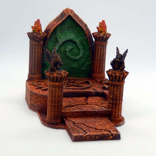 fey portal ritual gate feywilds teleportation summoning circle d&d dungeons and dragons 3D print model - Mito3D