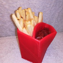 ffk french fries kit home frites food sauce 3d print model - Mito3D