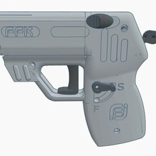 ffk mini one shot pistola puntello difesa 3d print model - Mito3D
