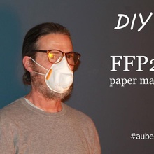 ffp2 la mascara de papel herramienta covid-19 3d print model - Mito3D
