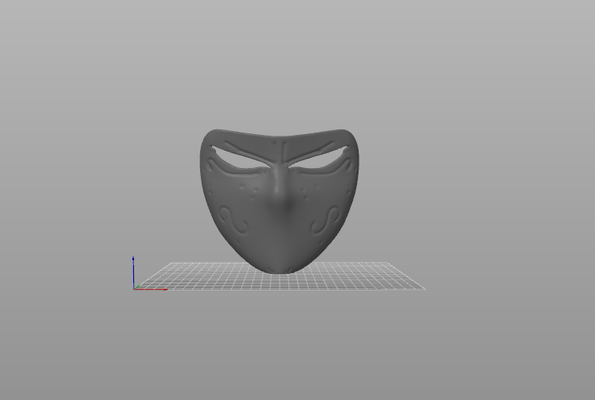 ffxiv rôdeur cryptes masque mode cosplay 3d print model - Mito3D