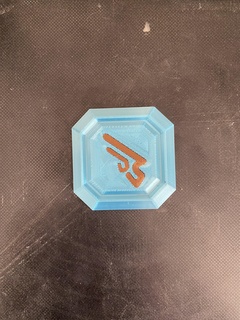 ffxiv machinist job stone pin art dps 3d print model - Mito3D