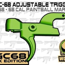 fgc 68 ajustable desencadenar fgc68 magfed paintball sport_outdoors 3d print model - Mito3D