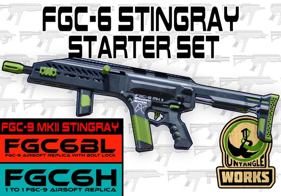 fgc-6 h bl mkii stingray replica starter kit gbb gbbr airsoft fgc-6h fgc6 fgc6h fgc6bl 3d print model - Mito3D