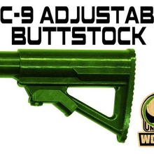 fgc-9 adjustable butt stock various buttstock fgc fgc9 sport outdoors 3d print model - Mito3D