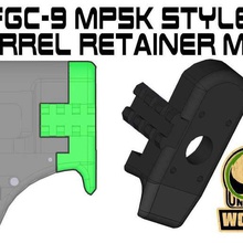 fgc-9 mp5k barrel retainer mod various fgc shroud sport outdoors 3d print model - Mito3D