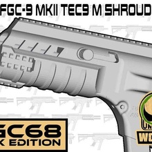 fgc68 tec9 mkii set fgc magfed paintball sport_outdoors 3d print model - Mito3D
