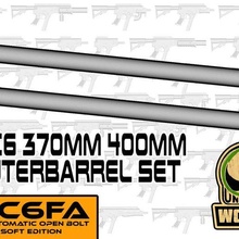 fgc6 af 370mm 400mm outer barrel set airsoft fgc fgc6fa fgc6s outerbarrel sport outdoors 3d print model - Mito3D