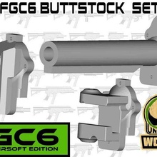 fgc6 buttstock set airsoft fgc fgc-6 sport_outdoors 3d print model - Mito3D