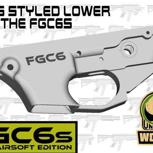 fgc6 estilizado fgc6s airsoft partes fgc sport_outdoors 3D print model - Mito3D