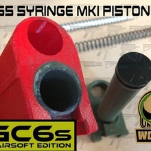 fgc6s mki seringa pistão parafuso conjunto airsoft esporte ar livre 3d print model - Mito3D