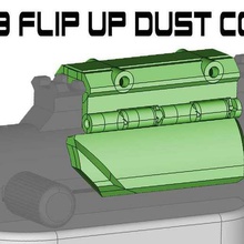 fgc 9 flip up dust cover various fgc-9 fgc9 sport outdoors 3d print model - Mito3D
