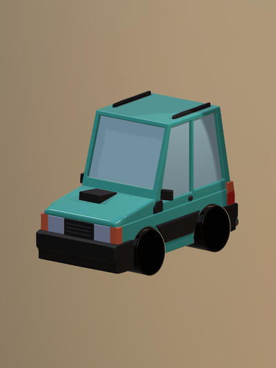 fi t panda 141 arte fíat juguete lindo micro coche vehiculo voiture vieja escuela italiano 3d print model - Mito3D