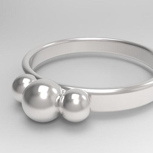 noiva anel jóias 3d print model - Mito3D
