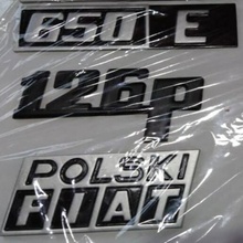 fiat 126 polski badge kit badges cars logos brand maluk 126p 3d print model - Mito3D