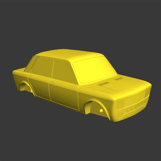 fiat 128 competition car 3D print model - Mito3D