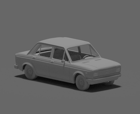 fiat 128 europa 3d print model - Mito3D