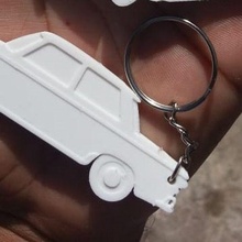 fiat 1500 anahtarlık anahtar yüzük Zincir Oto arabalar orijinal araba Sanat 3d print model - Mito3D