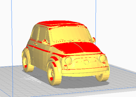 Fiat 500 Autos verwenden 2023 3d print model - Mito3D
