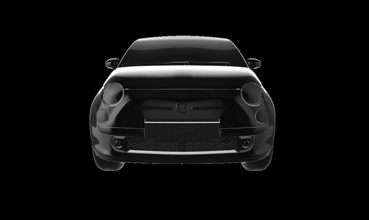 fiat 500 2010 auto car cars 3d print model - Mito3D