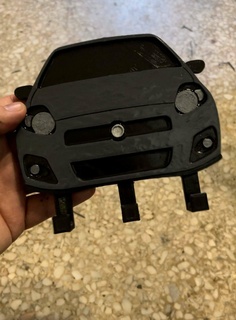 decreto Abarth punto gadget chave cabides carros 3d print model - Mito3D