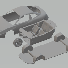 fiat coupe oyun slotcar araba döküm Sıcak tekerlekler yarış h0 rc model Kyosho Tamya arabalar oyuncaklar Juguetes koleksiyonculuk minyatürler 3d print model - Mito3D