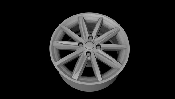 fiat chronos 3 ruota cerchio auto automobile veicolo copertina guaina 3d print model - Mito3D