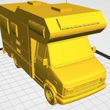 fiat ducato 280 caravan total architecture 2021 3d print model - Mito3D
