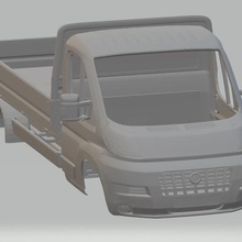 fiat ducato cuerpo camión imprimible juego ducado ranura scalextric shell rc radio el monitoreo coche tamiya miniz 1-10 1-32 1-18 1-24 3d print model - Mito3D