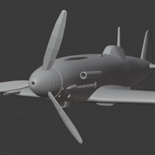 fiat g55 centauro aereo regia aeronautica warbird ww2 veicoli 3d print model - Mito3D