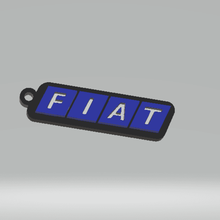 fiat anahtar yüzük araba anahtarlık 3d print model - Mito3D