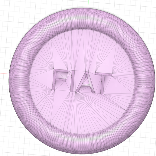 Fiat Logo 2 Wagen 3D print model - Mito3D